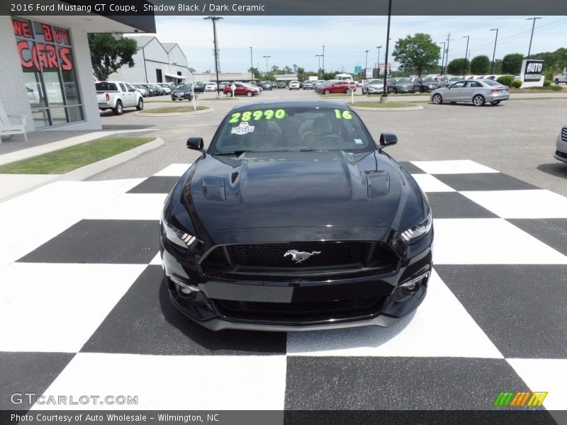 Shadow Black / Dark Ceramic 2016 Ford Mustang GT Coupe