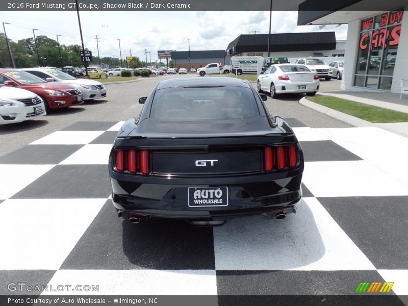 Shadow Black / Dark Ceramic 2016 Ford Mustang GT Coupe