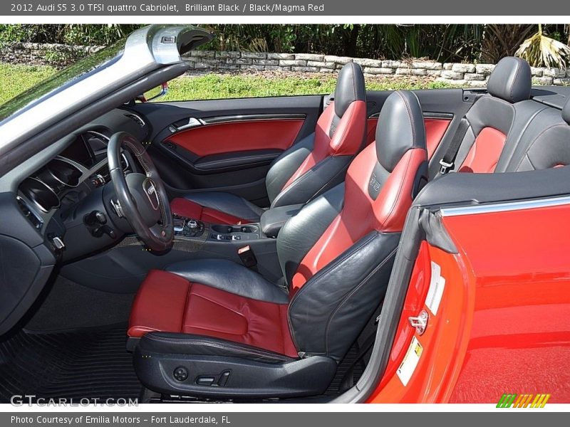 Front Seat of 2012 S5 3.0 TFSI quattro Cabriolet