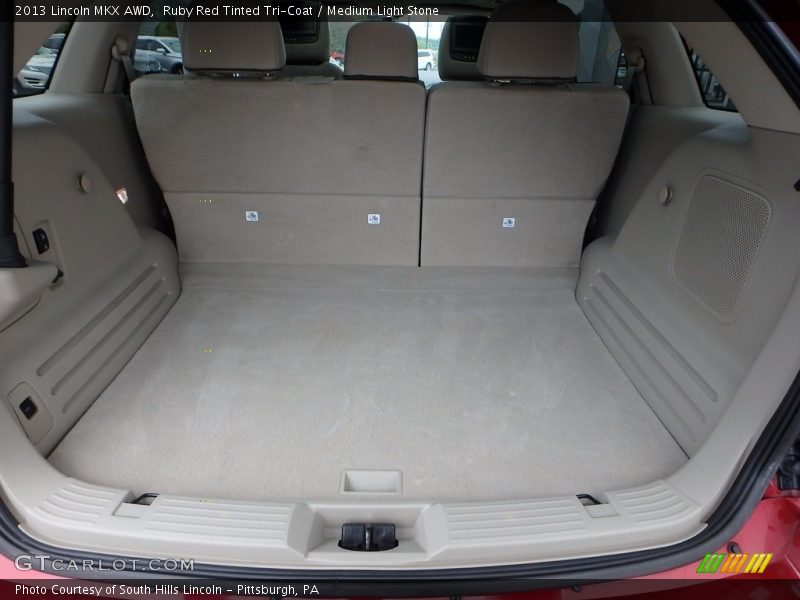Ruby Red Tinted Tri-Coat / Medium Light Stone 2013 Lincoln MKX AWD