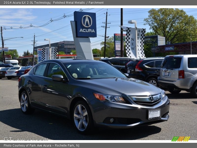 Polished Metal Metallic / Parchment 2014 Acura ILX 2.0L Technology