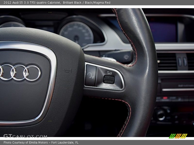 Controls of 2012 S5 3.0 TFSI quattro Cabriolet