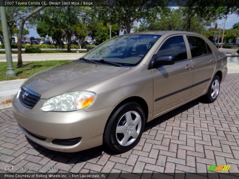 Desert Sand Mica / Beige 2007 Toyota Corolla CE