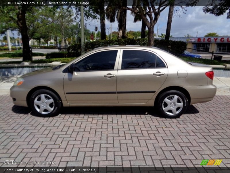 Desert Sand Mica / Beige 2007 Toyota Corolla CE