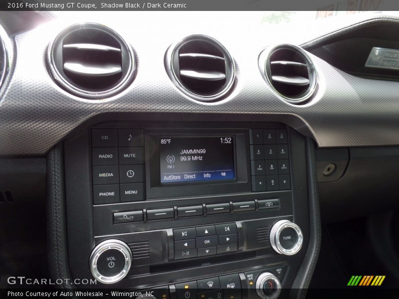 Shadow Black / Dark Ceramic 2016 Ford Mustang GT Coupe