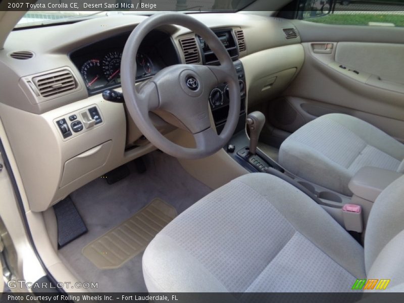 Desert Sand Mica / Beige 2007 Toyota Corolla CE