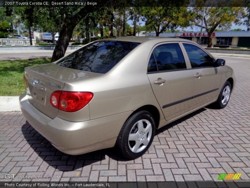 Desert Sand Mica / Beige 2007 Toyota Corolla CE
