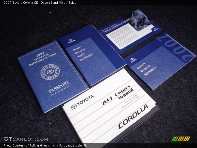 Desert Sand Mica / Beige 2007 Toyota Corolla CE