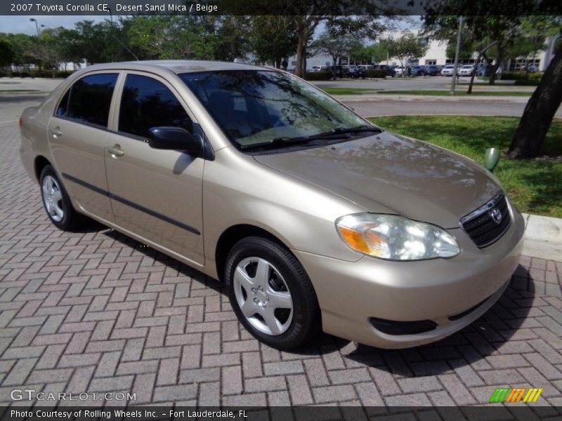 Desert Sand Mica / Beige 2007 Toyota Corolla CE