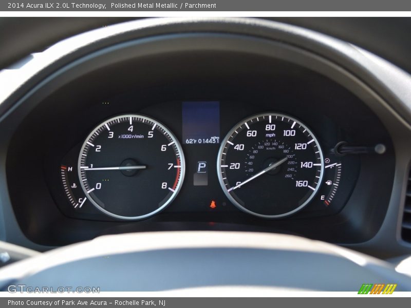 Polished Metal Metallic / Parchment 2014 Acura ILX 2.0L Technology