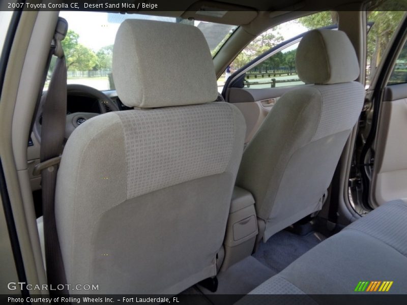 Desert Sand Mica / Beige 2007 Toyota Corolla CE