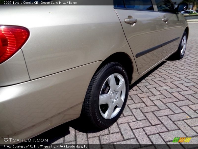 Desert Sand Mica / Beige 2007 Toyota Corolla CE