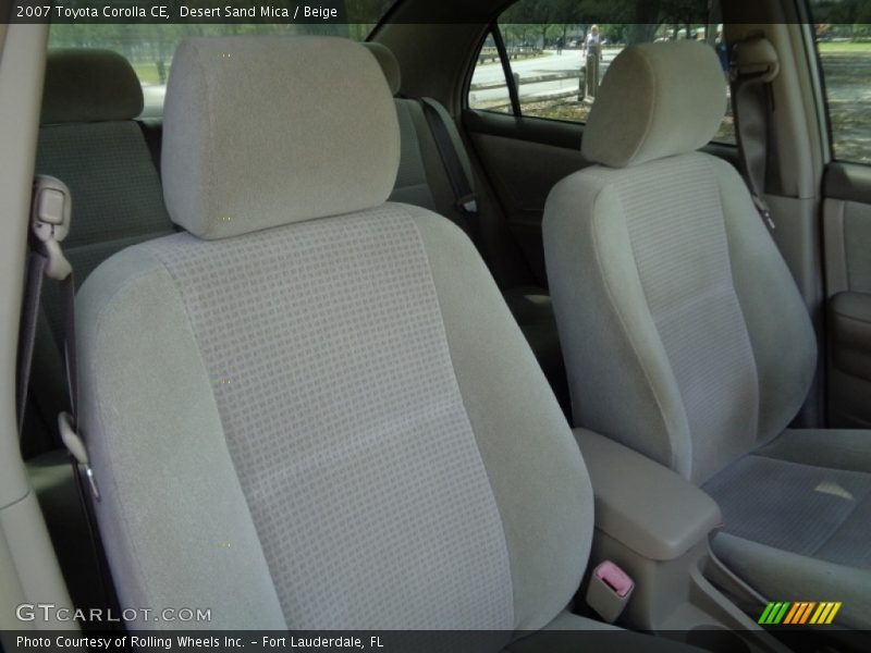 Desert Sand Mica / Beige 2007 Toyota Corolla CE
