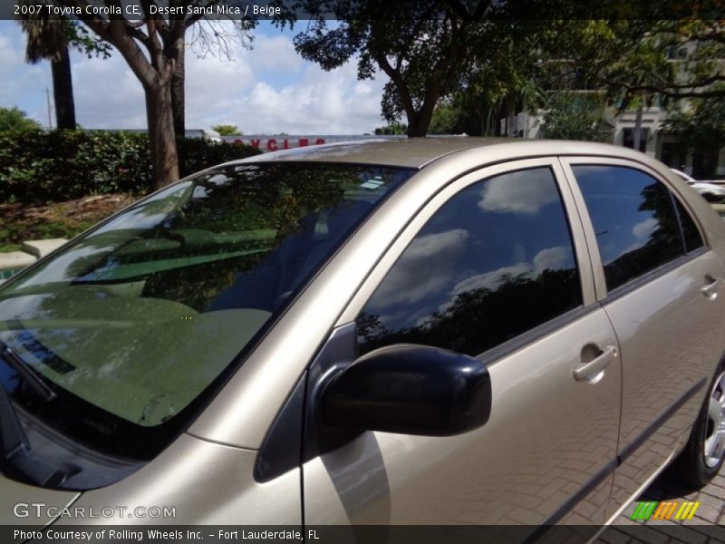 Desert Sand Mica / Beige 2007 Toyota Corolla CE