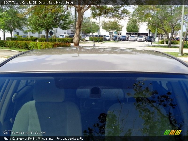 Desert Sand Mica / Beige 2007 Toyota Corolla CE
