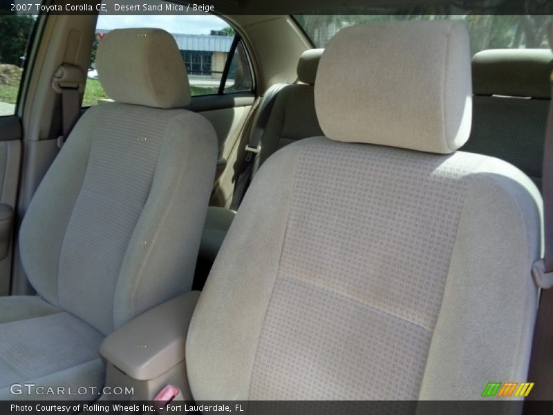 Desert Sand Mica / Beige 2007 Toyota Corolla CE