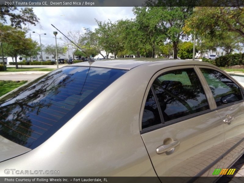 Desert Sand Mica / Beige 2007 Toyota Corolla CE