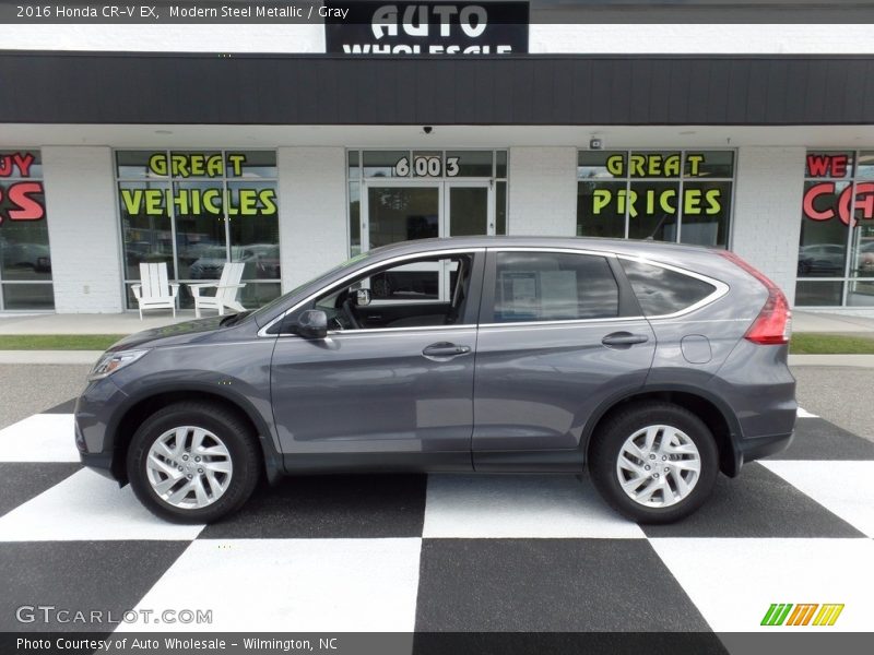 Modern Steel Metallic / Gray 2016 Honda CR-V EX