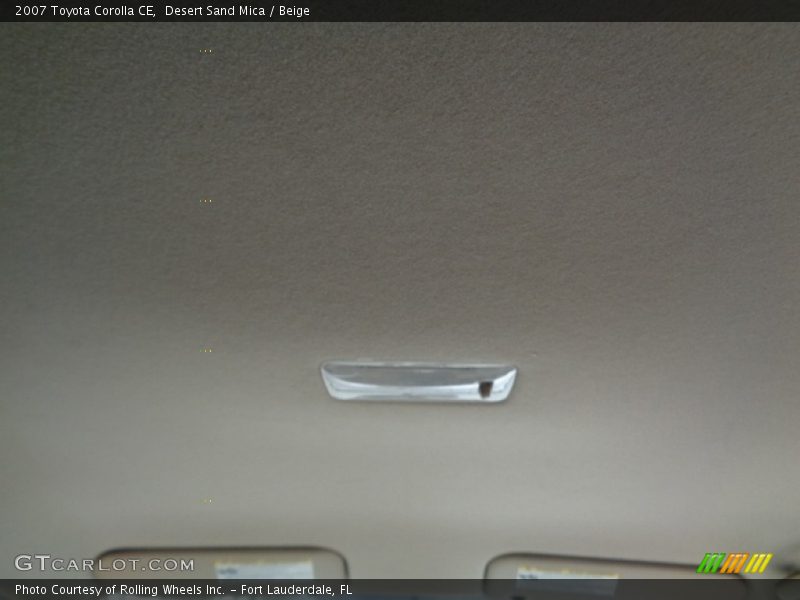 Desert Sand Mica / Beige 2007 Toyota Corolla CE