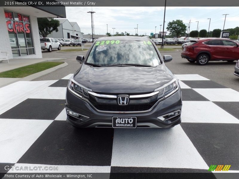 Modern Steel Metallic / Gray 2016 Honda CR-V EX