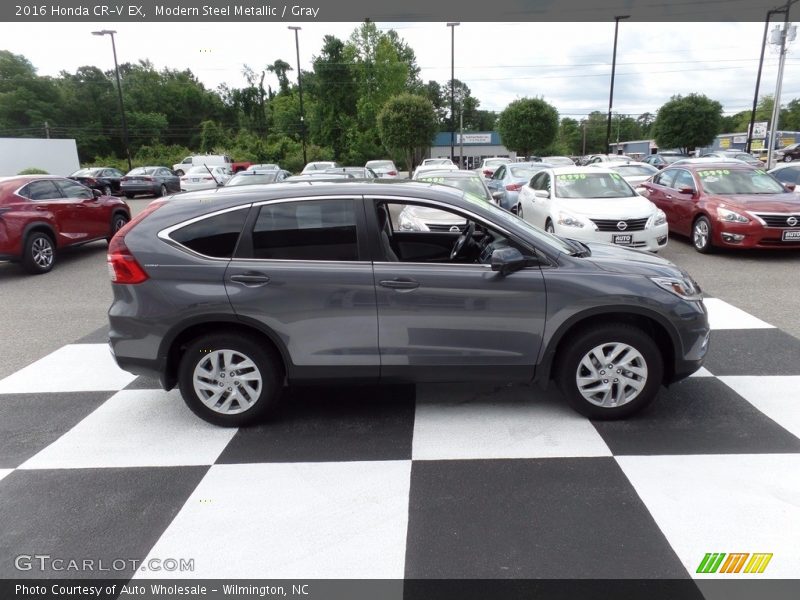 Modern Steel Metallic / Gray 2016 Honda CR-V EX