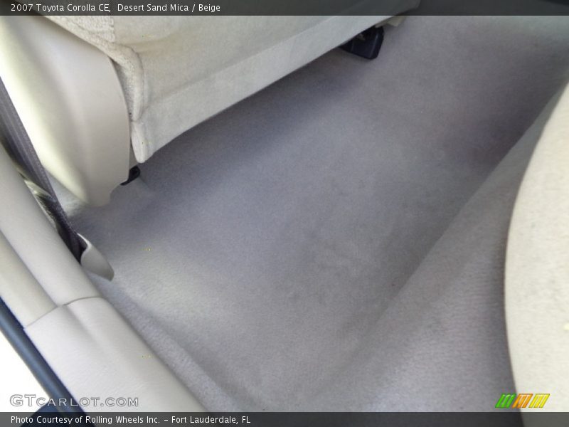 Desert Sand Mica / Beige 2007 Toyota Corolla CE