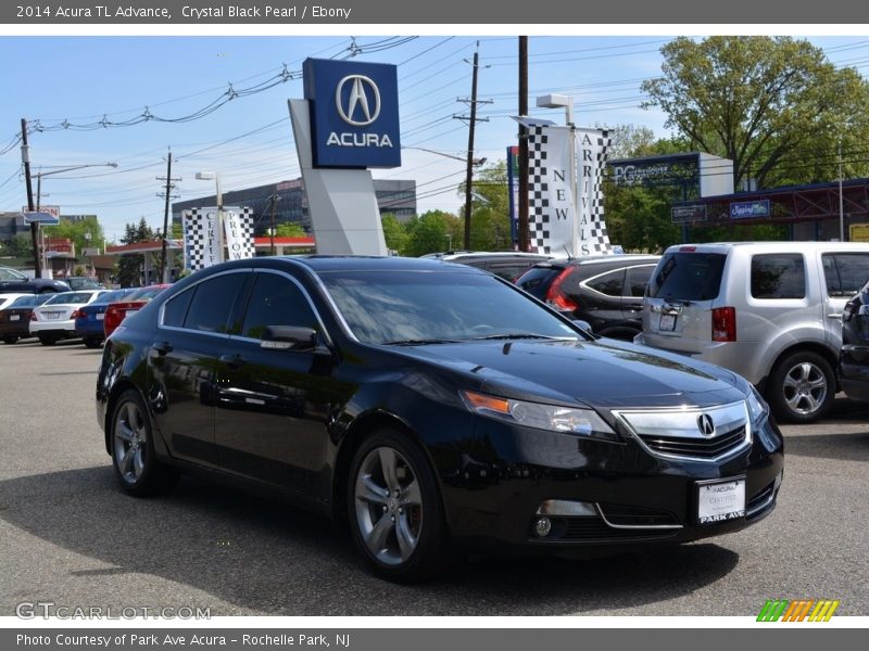 Crystal Black Pearl / Ebony 2014 Acura TL Advance