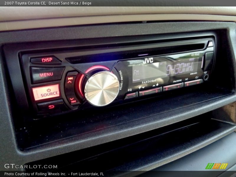 Desert Sand Mica / Beige 2007 Toyota Corolla CE