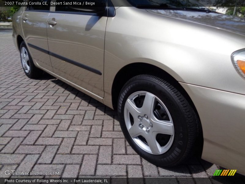 Desert Sand Mica / Beige 2007 Toyota Corolla CE
