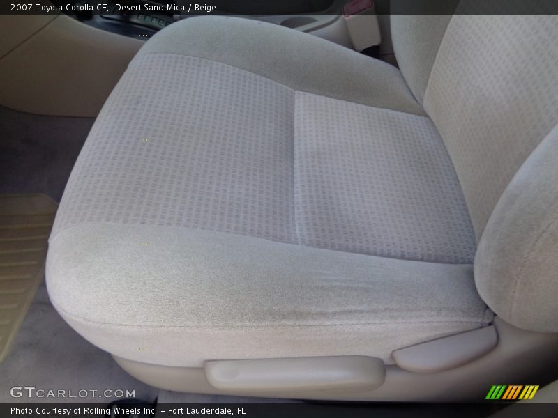 Desert Sand Mica / Beige 2007 Toyota Corolla CE