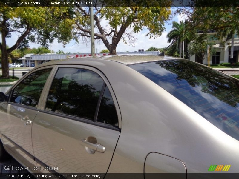 Desert Sand Mica / Beige 2007 Toyota Corolla CE