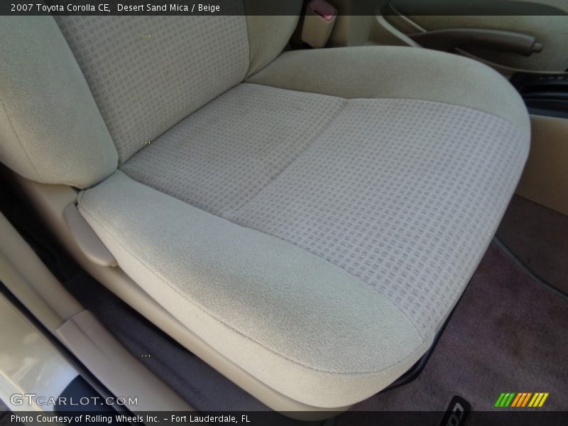 Desert Sand Mica / Beige 2007 Toyota Corolla CE