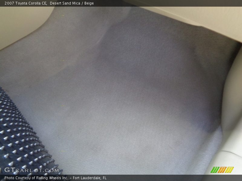 Desert Sand Mica / Beige 2007 Toyota Corolla CE