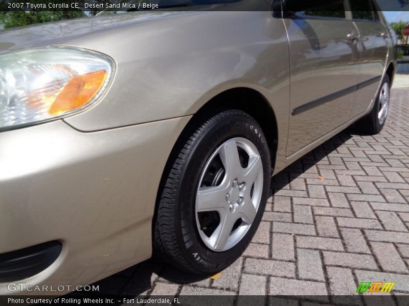 Desert Sand Mica / Beige 2007 Toyota Corolla CE