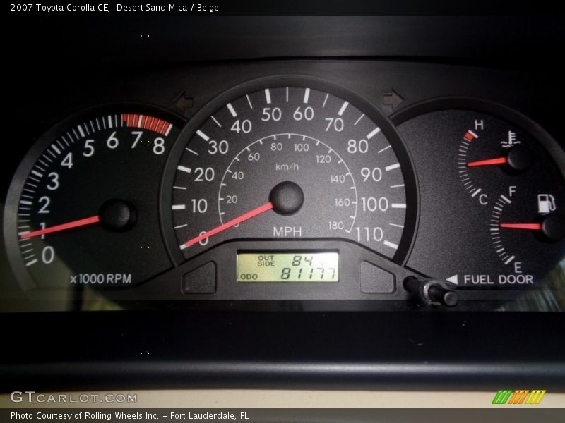 Desert Sand Mica / Beige 2007 Toyota Corolla CE
