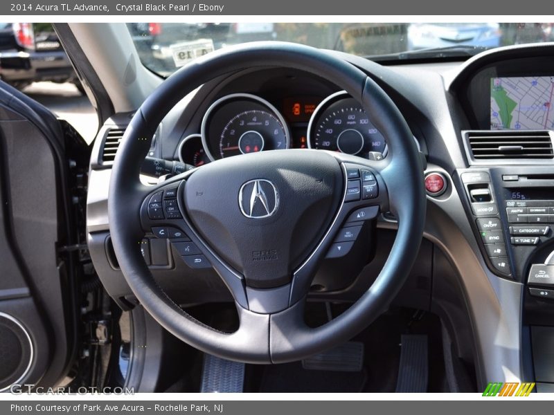 Crystal Black Pearl / Ebony 2014 Acura TL Advance