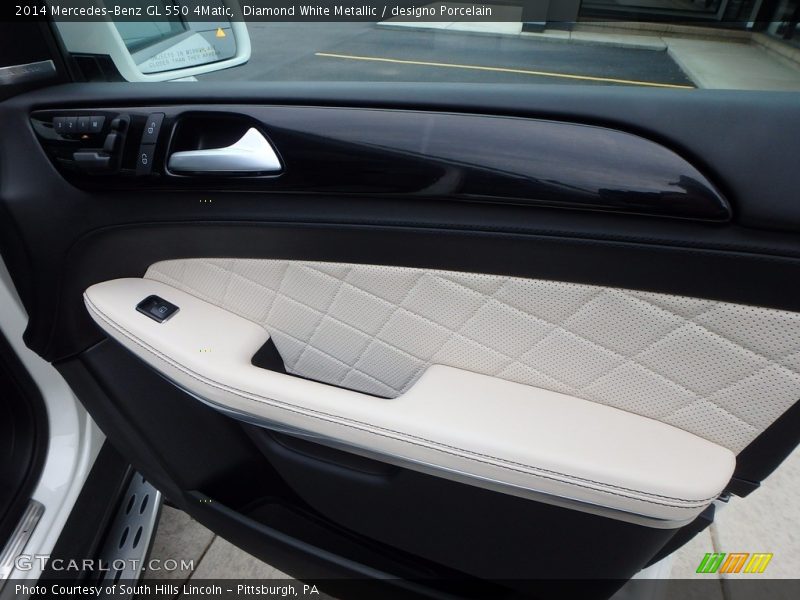 Diamond White Metallic / designo Porcelain 2014 Mercedes-Benz GL 550 4Matic