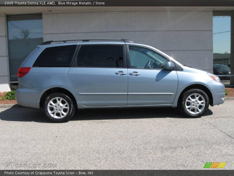 Blue Mirage Metallic / Stone 2005 Toyota Sienna XLE AWD