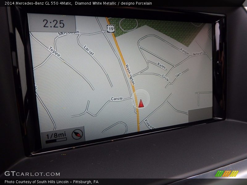 Diamond White Metallic / designo Porcelain 2014 Mercedes-Benz GL 550 4Matic