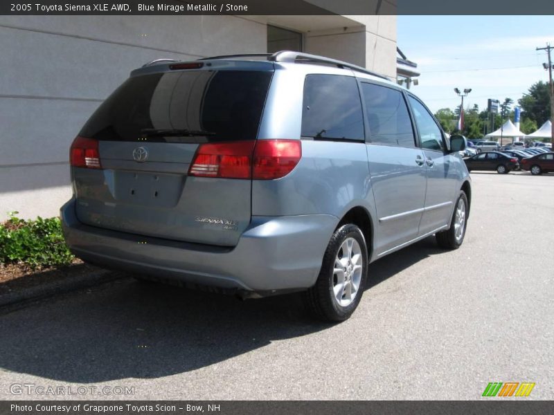 Blue Mirage Metallic / Stone 2005 Toyota Sienna XLE AWD