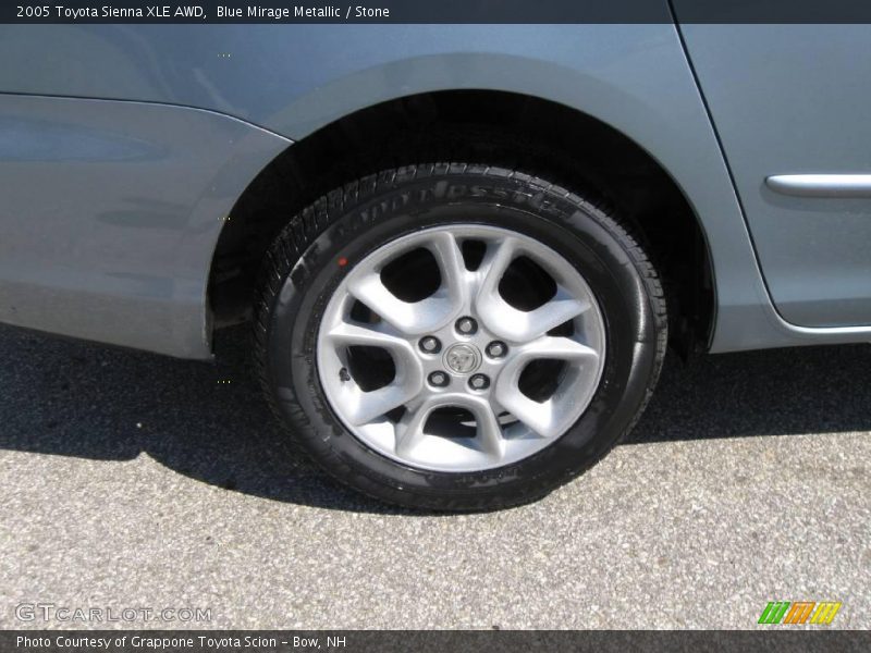 Blue Mirage Metallic / Stone 2005 Toyota Sienna XLE AWD