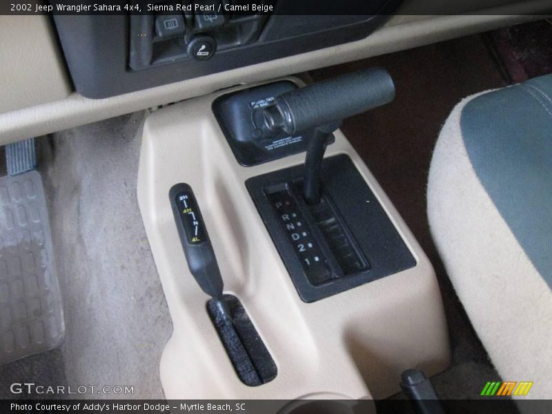 Sienna Red Pearl / Camel Beige 2002 Jeep Wrangler Sahara 4x4