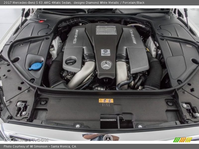  2017 S 63 AMG 4Matic Sedan Engine - 5.5 Liter AMG biturbo DOHC 32-Valve VVT V8