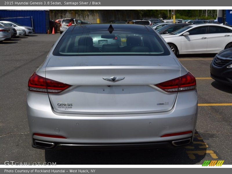 Santiago Silver / Black 2015 Hyundai Genesis 3.8 Sedan