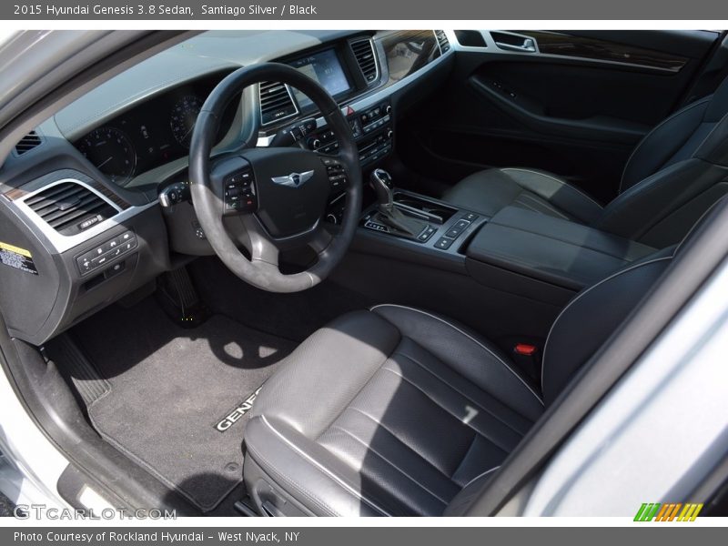Santiago Silver / Black 2015 Hyundai Genesis 3.8 Sedan