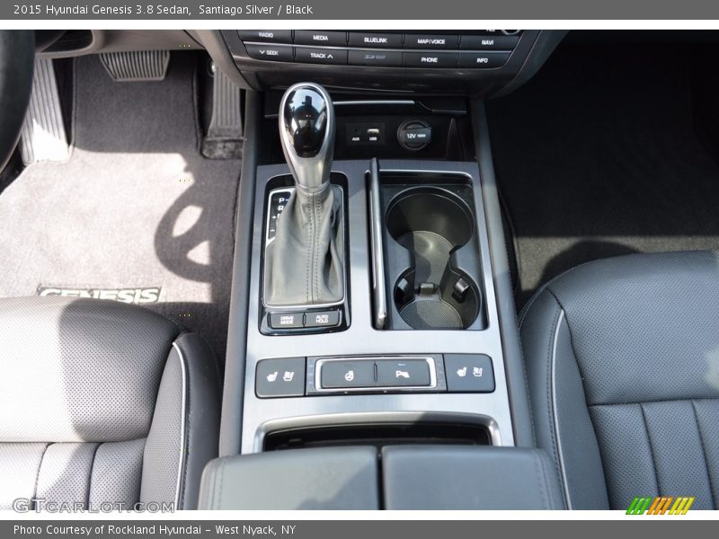 Santiago Silver / Black 2015 Hyundai Genesis 3.8 Sedan
