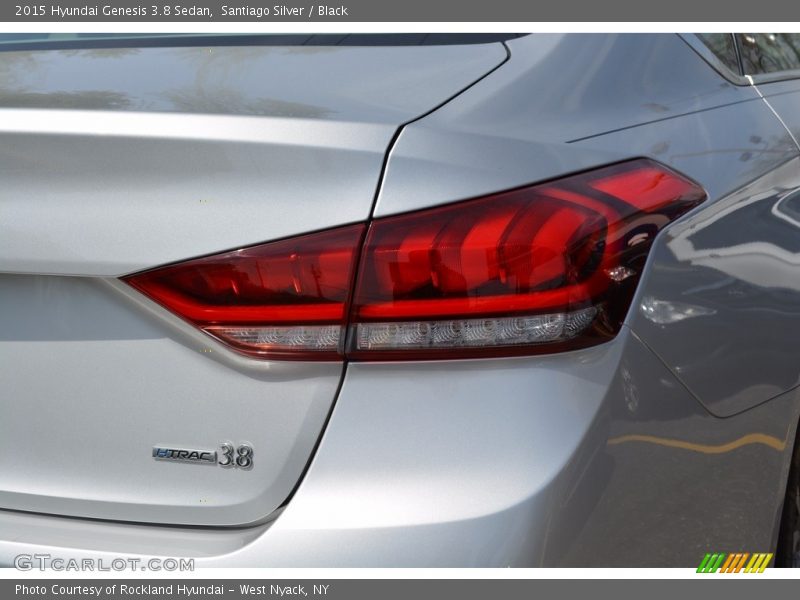 Santiago Silver / Black 2015 Hyundai Genesis 3.8 Sedan