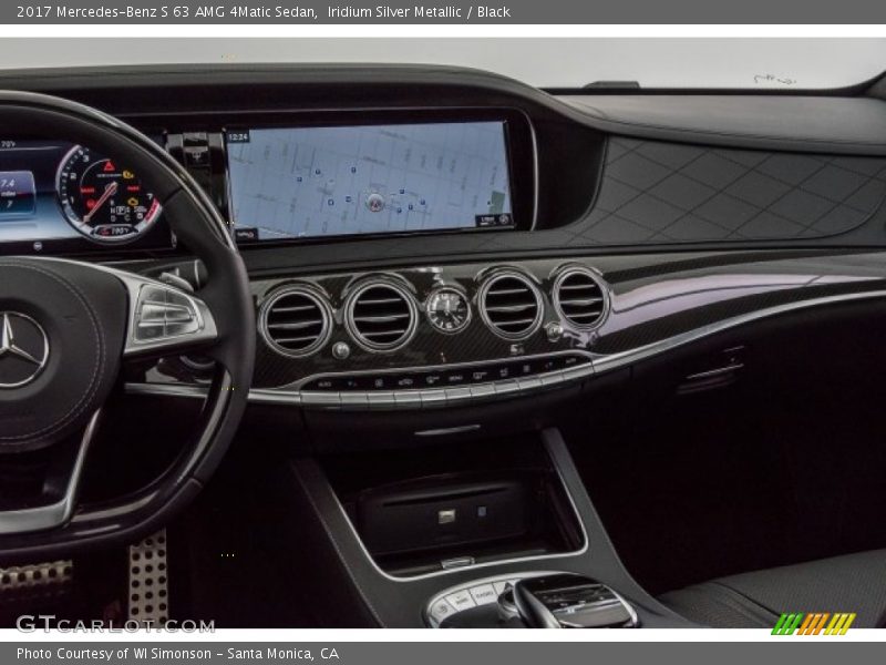 Iridium Silver Metallic / Black 2017 Mercedes-Benz S 63 AMG 4Matic Sedan