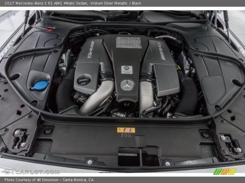  2017 S 63 AMG 4Matic Sedan Engine - 5.5 Liter AMG biturbo DOHC 32-Valve VVT V8