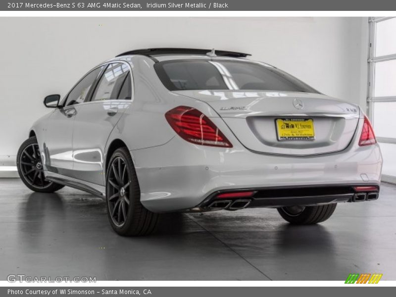 Iridium Silver Metallic / Black 2017 Mercedes-Benz S 63 AMG 4Matic Sedan